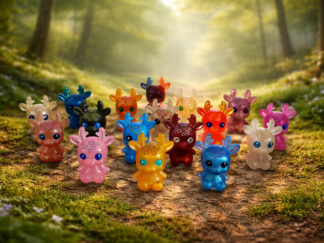 Noël le petit renne en résine