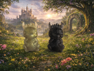 Petit dragon en résine