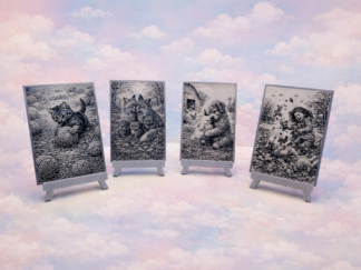 Dessin noir et blanc en impression 3d