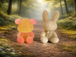 Animaux style perle en résine