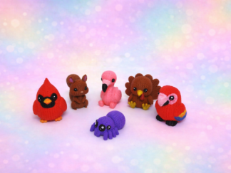 Animaux effet tricot en impression 3D